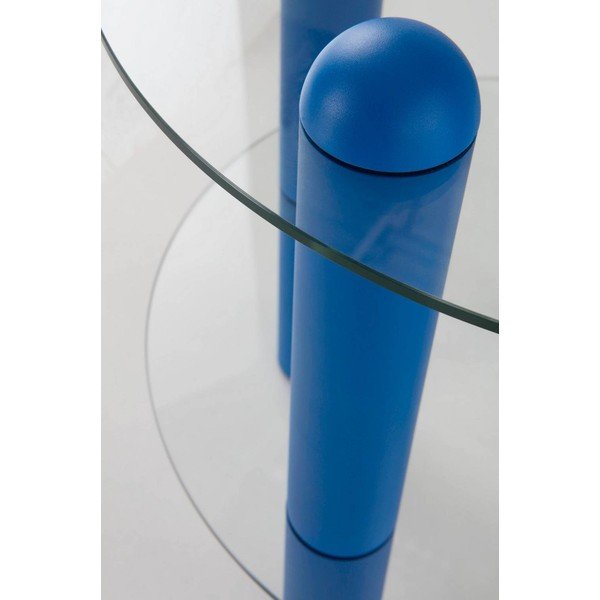 Sklenený okrúhly odkladací stolík ø 48 cm Egan – Jotex-image-3