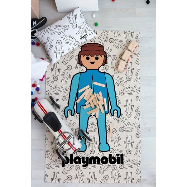 Detský koberec s prímesou bavlny 90x137 cm Everywhere – Playmobil-image-1