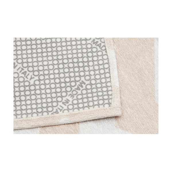 Béžovo-biely behúň FlooritaOptical Beige, 80 x 130 cm-image-3