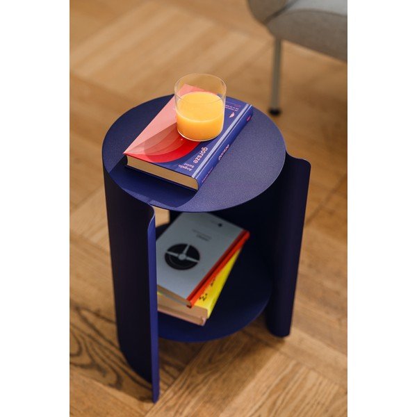 Oceľový okrúhly odkladací stolík ø 32 cm Wa – noo.ma-image-4