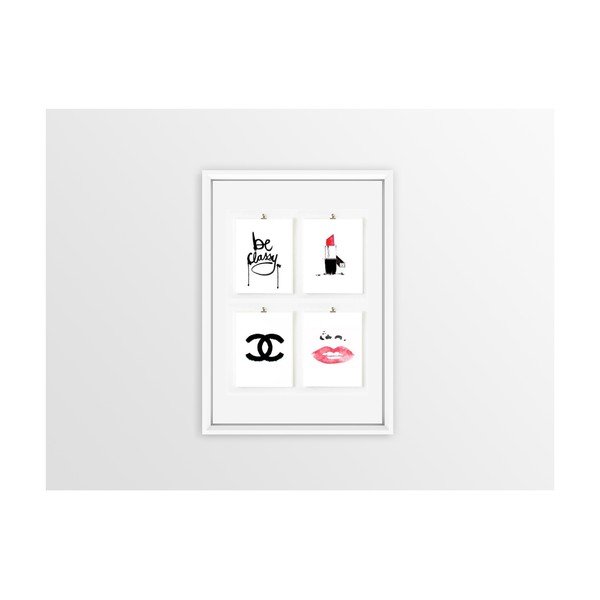 Obraz Piacenza Art 4x Chanel, 30 × 20 cm