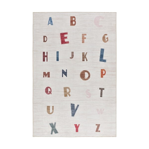 Krémovobiely umývateľný detský koberec 120x170 cm Candy – Universal