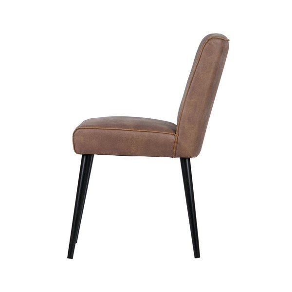 Sada 2 svetlohnedých kožených stoličiek BePureHome Revolution-image-2