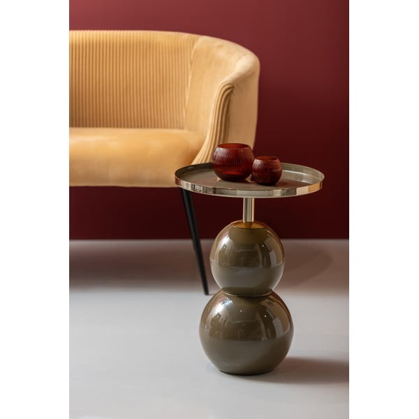 Kovový okrúhly odkladací stolík ø 40,5 cm Nora – Leitmotiv-image-1