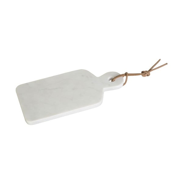Biela doštička z mramoru Premier Housewares, 27 x 13 cm
