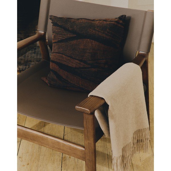 Žakárová obliečka na vankúš 50x50 cm Frilo – Kave Home-image-1