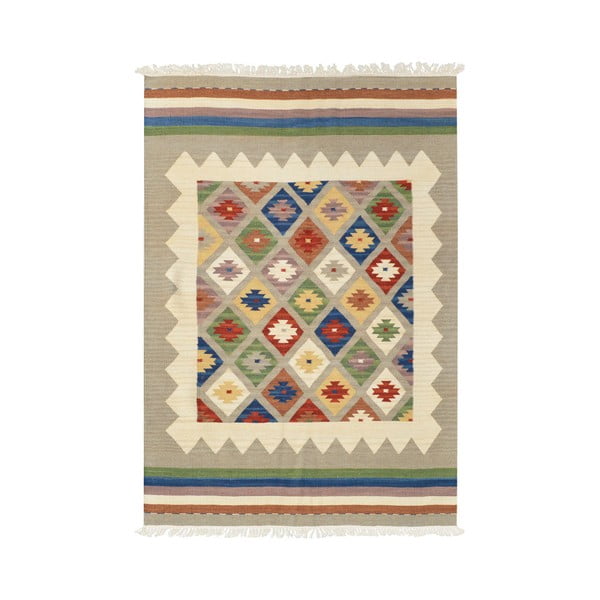 Ručne tkaný koberec Bakero Kilim Mehri, 125 × 75 cm