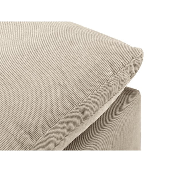 Béžová obojstranná rohová časť modulárnej menčestrovej pohovky Windsor & Co Sofas Galaxy-image-3