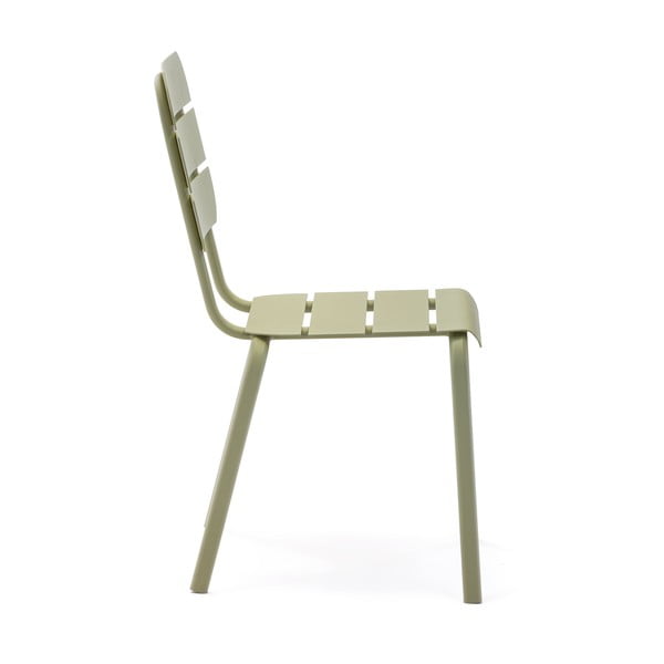 Zelené kovové záhradné stoličky v súprave 4 ks Alicante – Ezeis-image-2