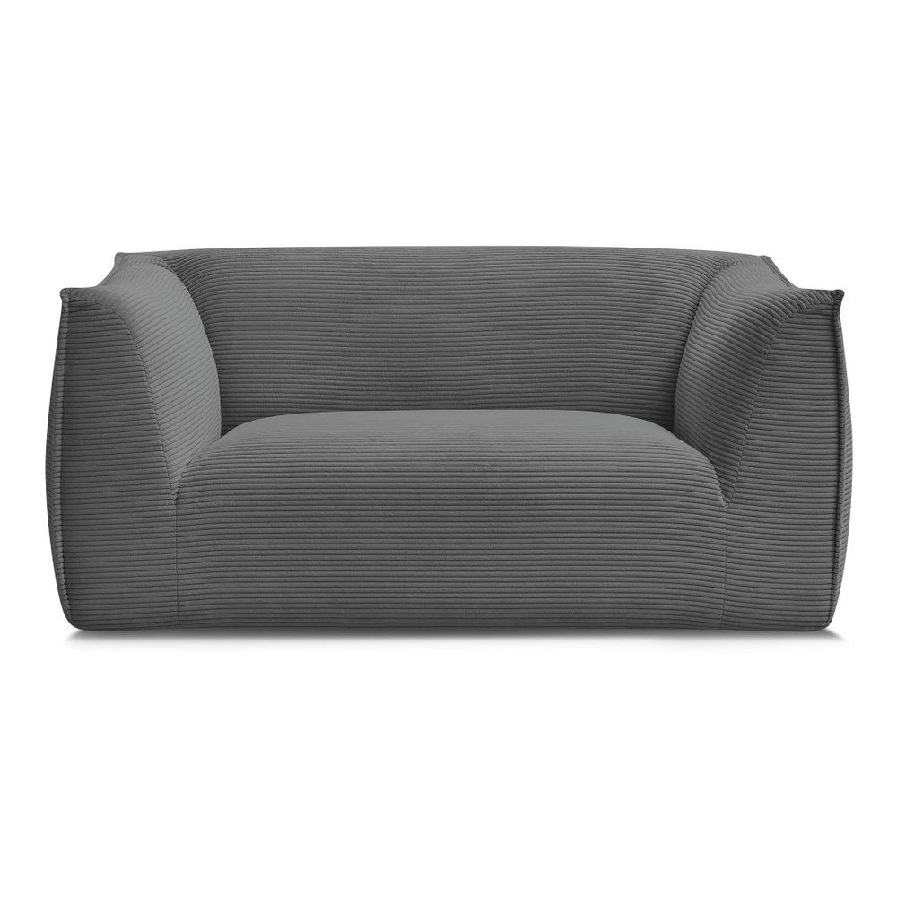 E-shop Tmavosivá menčestrová pohovka 170 cm Giorgia – Bobochic Paris