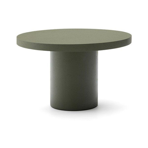 Betónový okrúhly záhradný jedálenský stôl ø 120 cm Aiguablava – Kave Home