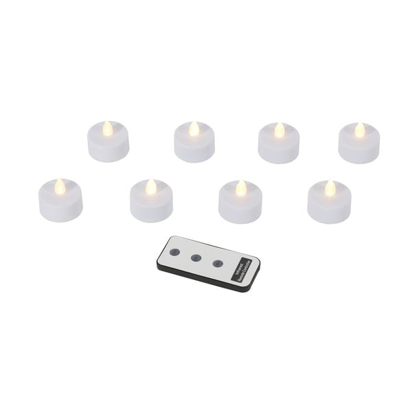 LED sviečky v súprave 8 ks (výška 4 cm) – Hilight