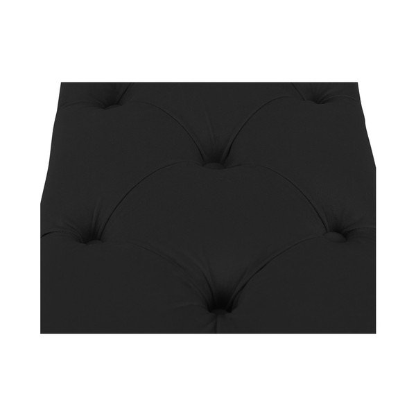 Čierny otoman k posteli s úložným priestorom Kooko Home Manna, 47 × 180 cm-image-2