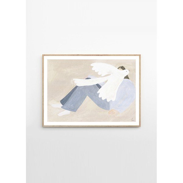 Plagát 70x50 cm Bright Bird – Clara Schicketanz – The Poster Club-image-3