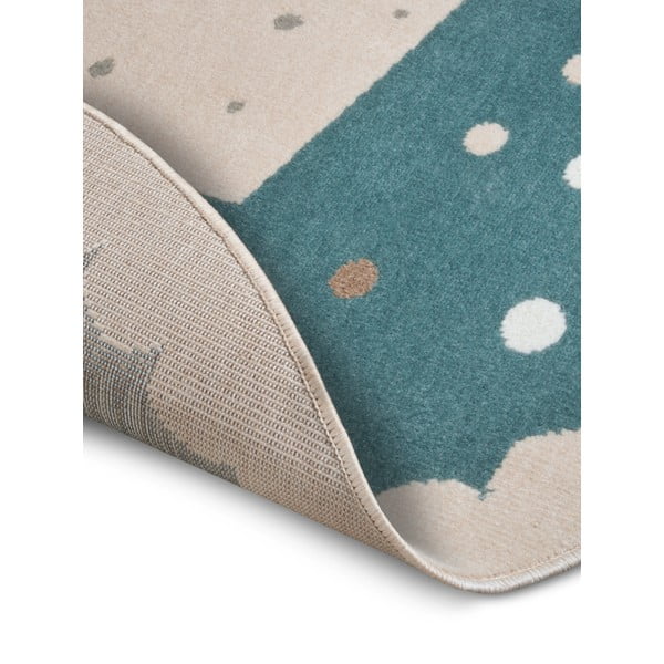 Modrý detský koberec ø 100 cm Crown – Hanse Home-image-3