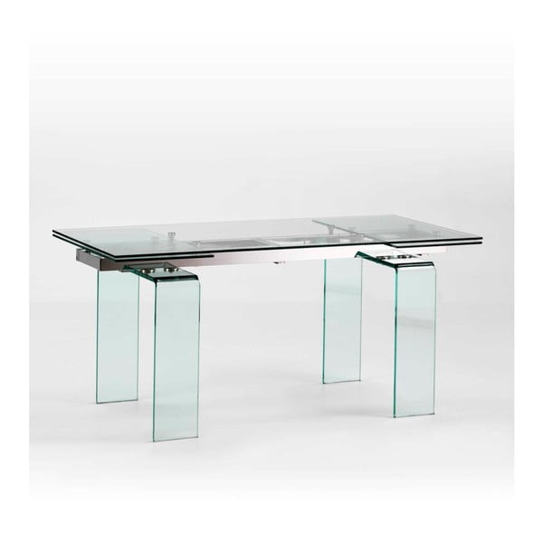 Jedálenský sklenený stôl s možnosťou rozloženia Thai Natura, 240 × 80 cm