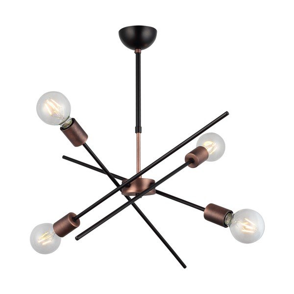 Závesné stropné svietidlo so 4 žiarovkami Homemania Decor Gera