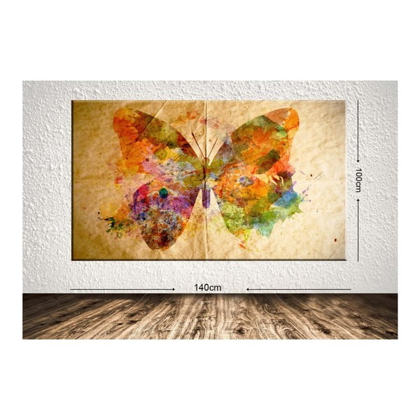 Obraz Colorful Butterfly, 100 × 140 cm