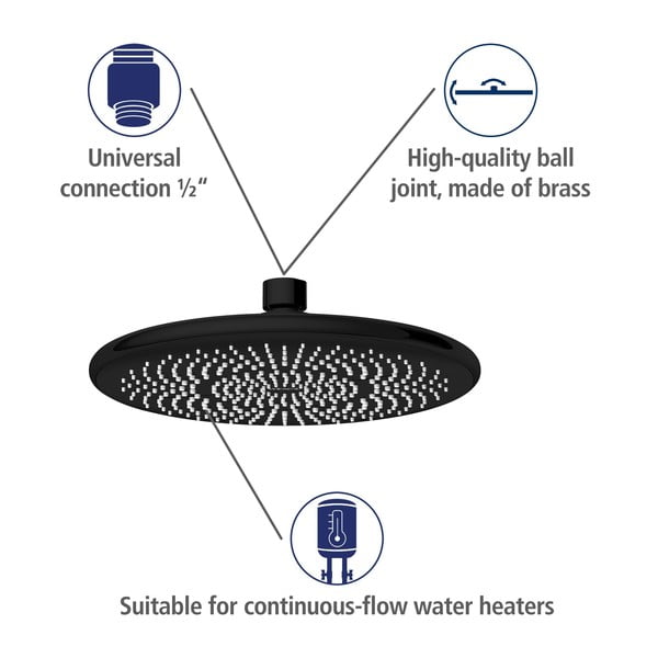 Sprchová hlavica ø 22,5 cm Water Saving – Wenko-image-3
