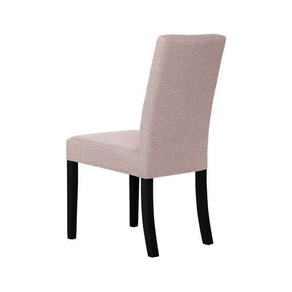 Púdrovoružová stolička s čiernymi nohami Ted Lapidus Maison Tonka-image-2