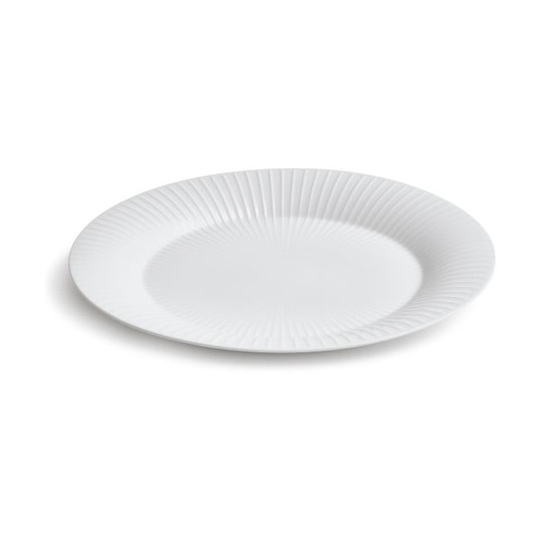 Biely porcelánový tanier Kähler Design Hammershoi, ⌀ 34 cm