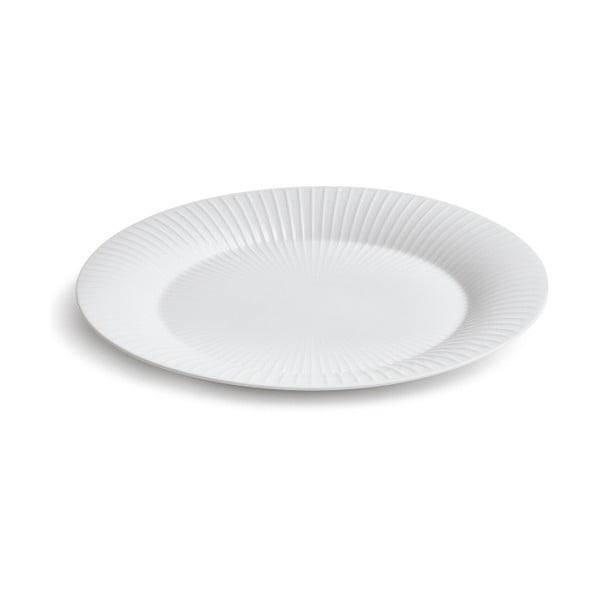 Biely porcelánový tanier Kähler Design Hammershoi, ⌀ 34 cm