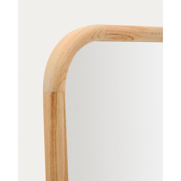 Nástenné zrkadlo s dreveným rámom 54x154 cm Milsa – Kave Home-image-4