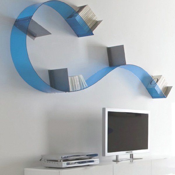Nástenná polica Flex Bleue-image-1