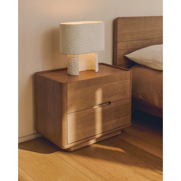 Biela stolová lampa (výška  37,5 cm) Bedala – Kave Home-image-1