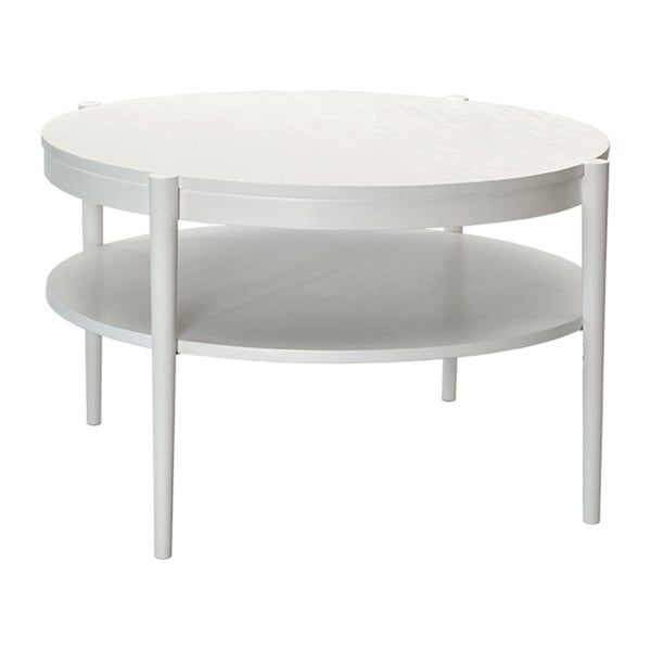 Biely odkladací stolík RGE Olive, ⌀ 82 cm