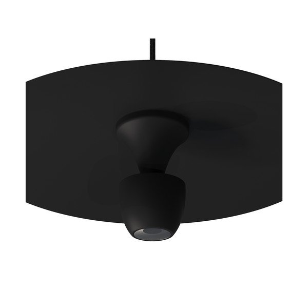 Čierné závesné svietidlo SULION Poppins, výška 150 cm-image-3