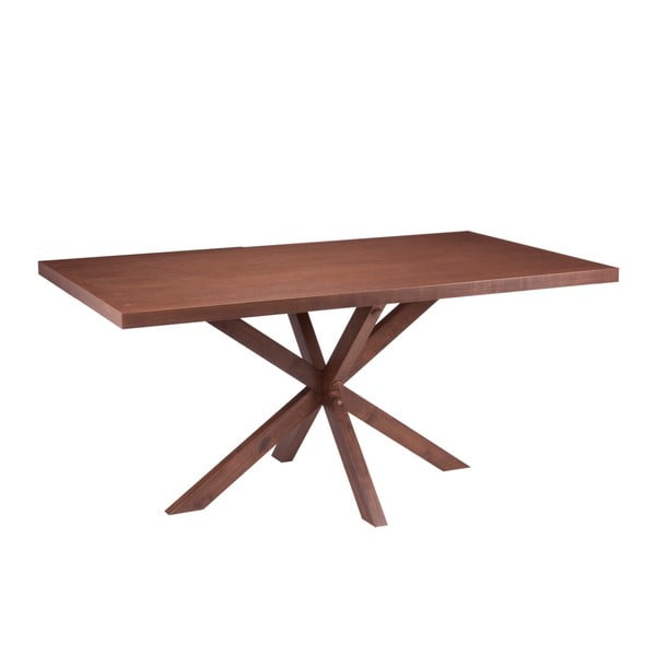 Jedálenský stôl v dekore orechového dreva sømcasa Hela, 160 × 90 cm