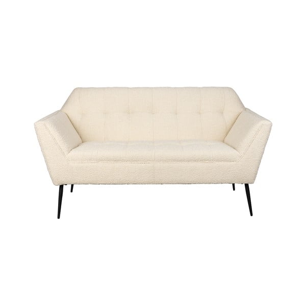 Krémová pohovka z textílie buklé 150 cm Kate – Dutchbone