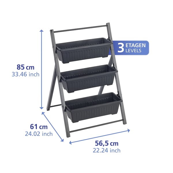 Kovový stojan na kvety (výška  85 cm) Vertical – Maximex-image-2