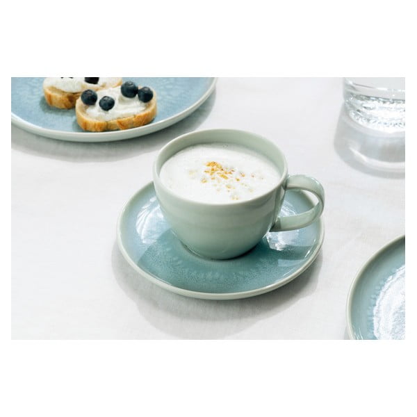 Modrý/tyrkysovomodrý porcelánový hrnček na cappuccino 250 ml Crafted Blueberry – like | Villeroy & Boch-image-1