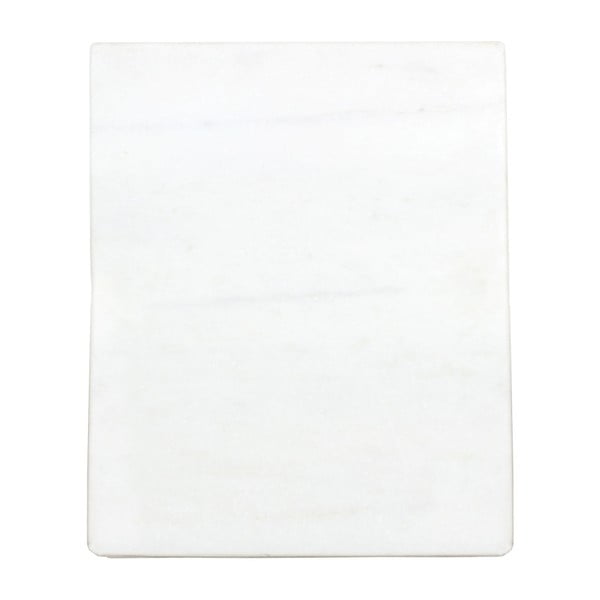 Biely podnos z mramoru Strömshaga, 30 × 25 cm