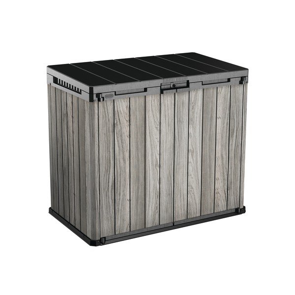 Sivý plastový záhradný úložný box Deco – Keter