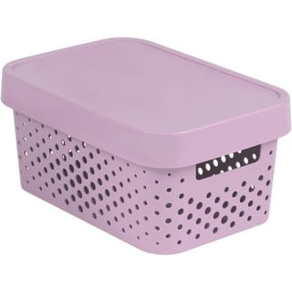 Ružový úložný box Curver SIMPLE Gordinho Holes