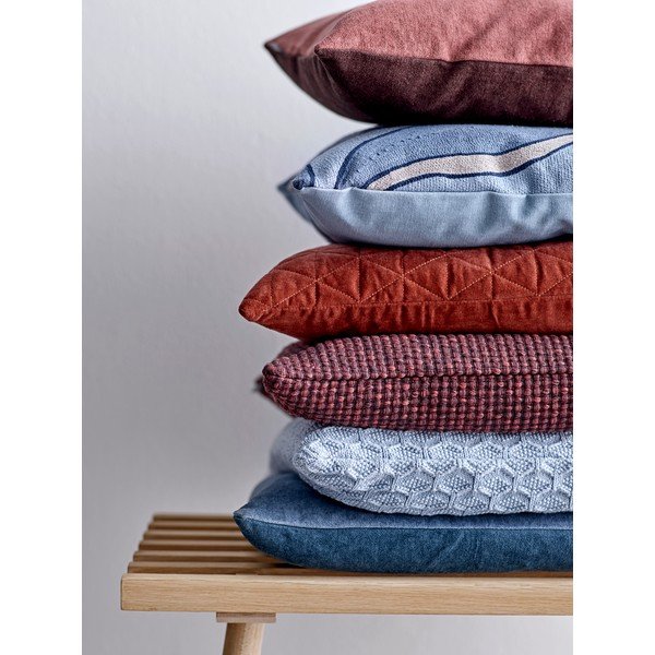 Červeno-oranžový bavlnený vankúš Södahl Elsa, 50 x 50 cm-image-1