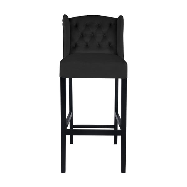 Čierna barová stolička Micadoni Home Coro