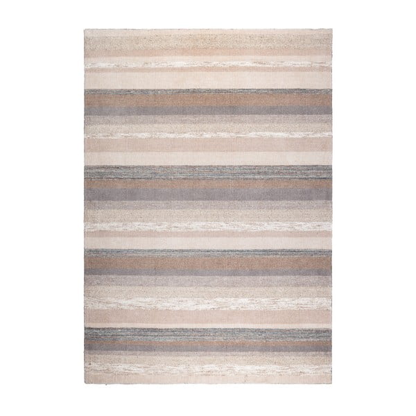 Hnedý ručne vyrábaný koberec Dutchbone Arizona, 170 × 240 cm