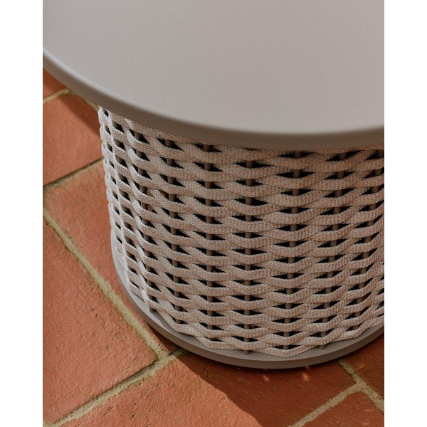Kovový okrúhly záhradný stolík ø 50 cm Sedalis – Kave Home-image-2