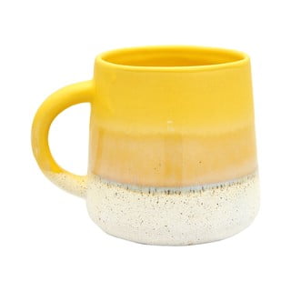 Žlto-biely hrnček Sass & Belle Bohemian Home Mojave, 400 ml