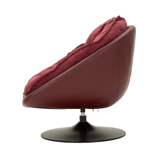 Vínovočervené otočné kreslo Retro Style – Mauro Ferretti-image-4