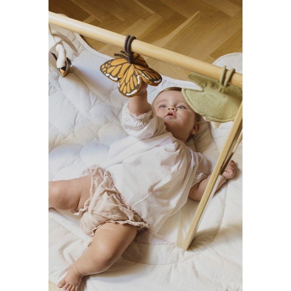 Krémová detská hracia podložka 100x110 cm Swan – Lorena Canals-image-2