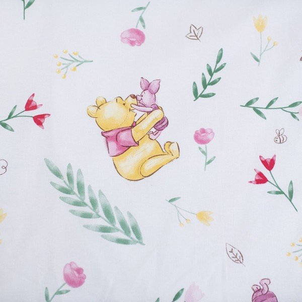 Bavlnená detská obliečka do postieľky 100x135 cm Winnie the Pooh "Pooh Hugs" – Jerry Fabrics-image-3