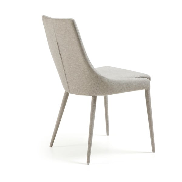 Sivá jedálenská stolička Kave Home Fabric-image-2