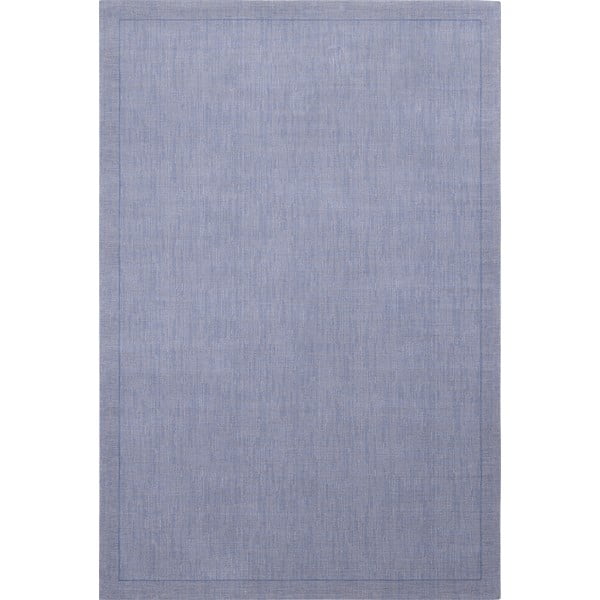 Modrý vlnený koberec 133x180 cm Linea – Agnella