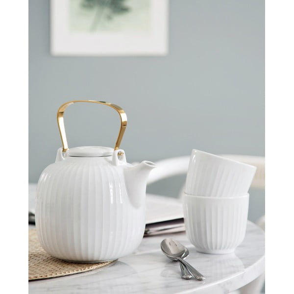 Biely porcelánový hrnček Kähler Design Hammershoi, 200 ml-image-1