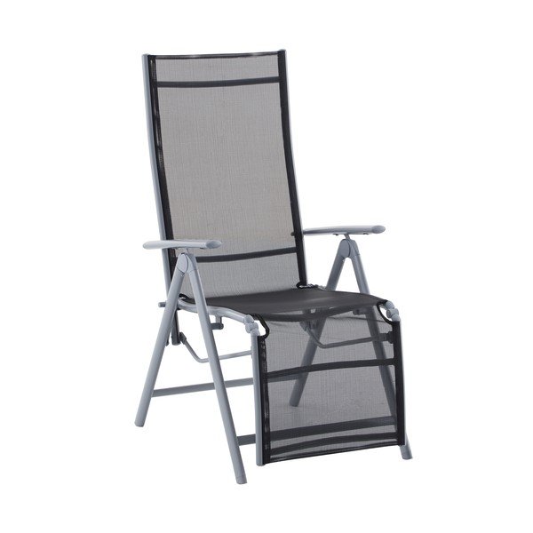 Čierna kovová záhradná stolička Ariola – Garden Pleasure